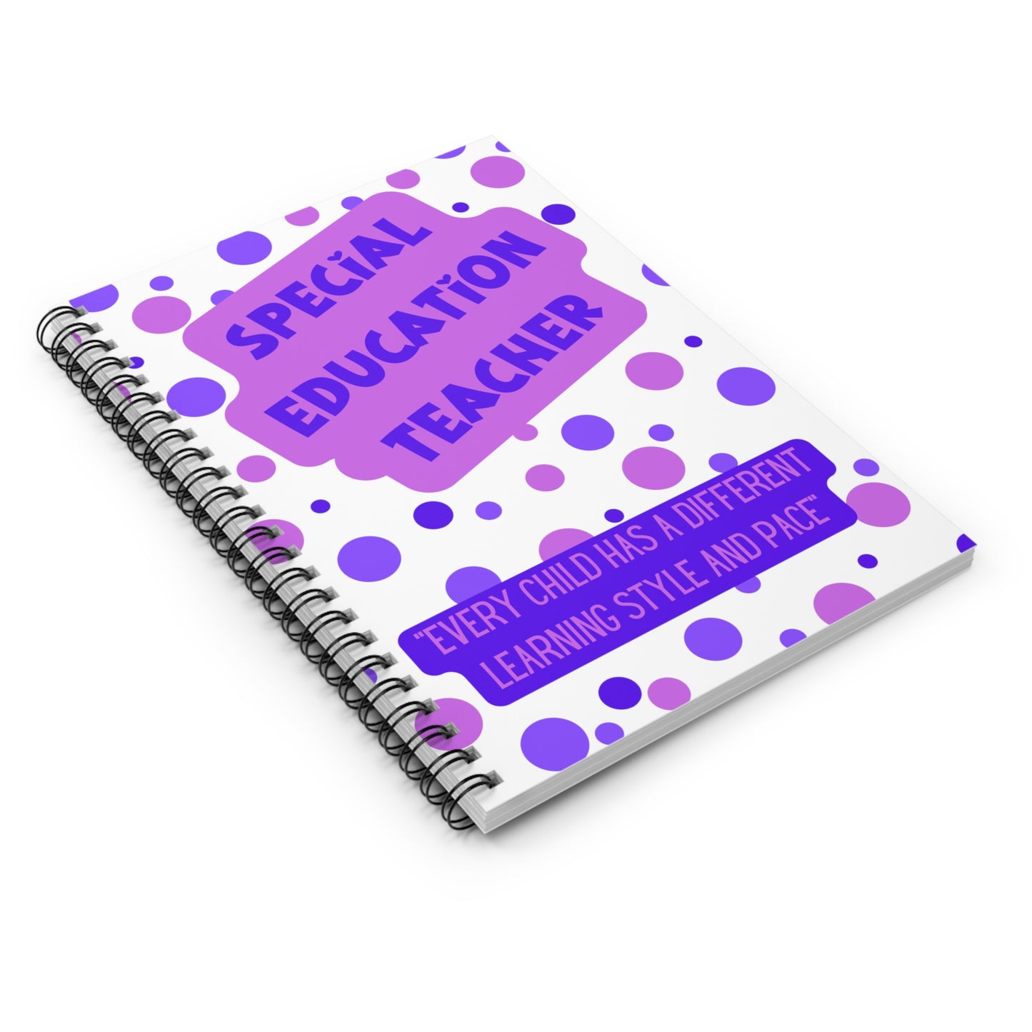 Special Education Teacher Spiral Notebook - Ruled Line