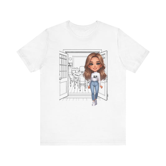 SLP Caricature shirt (blonde hair) Jersey Short Sleeve Tee