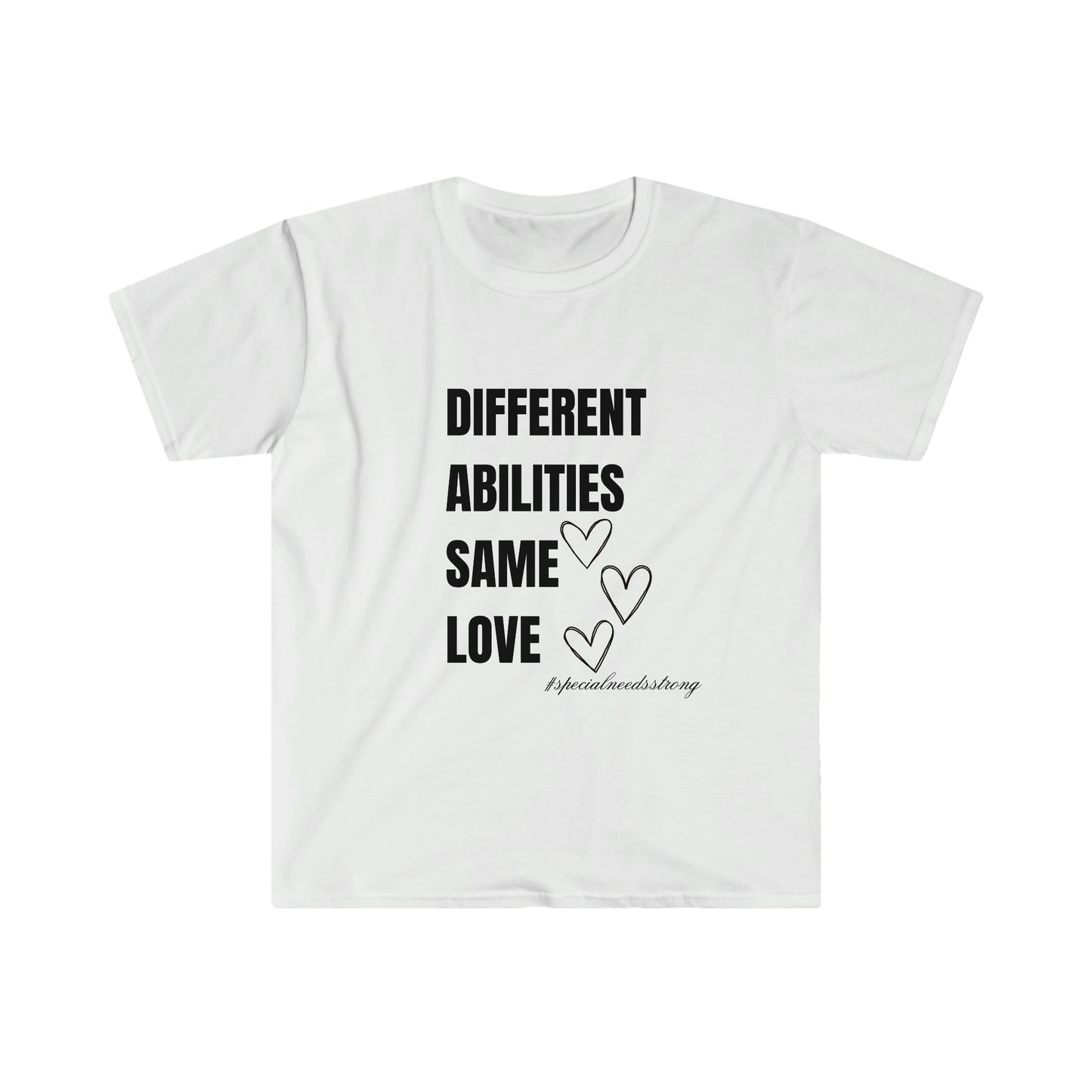 Different Abilities Unisex Soft Style T-Shirt
