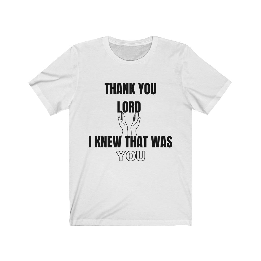 Thank You Lord-Unisex Jersey Short Sleeve Tee