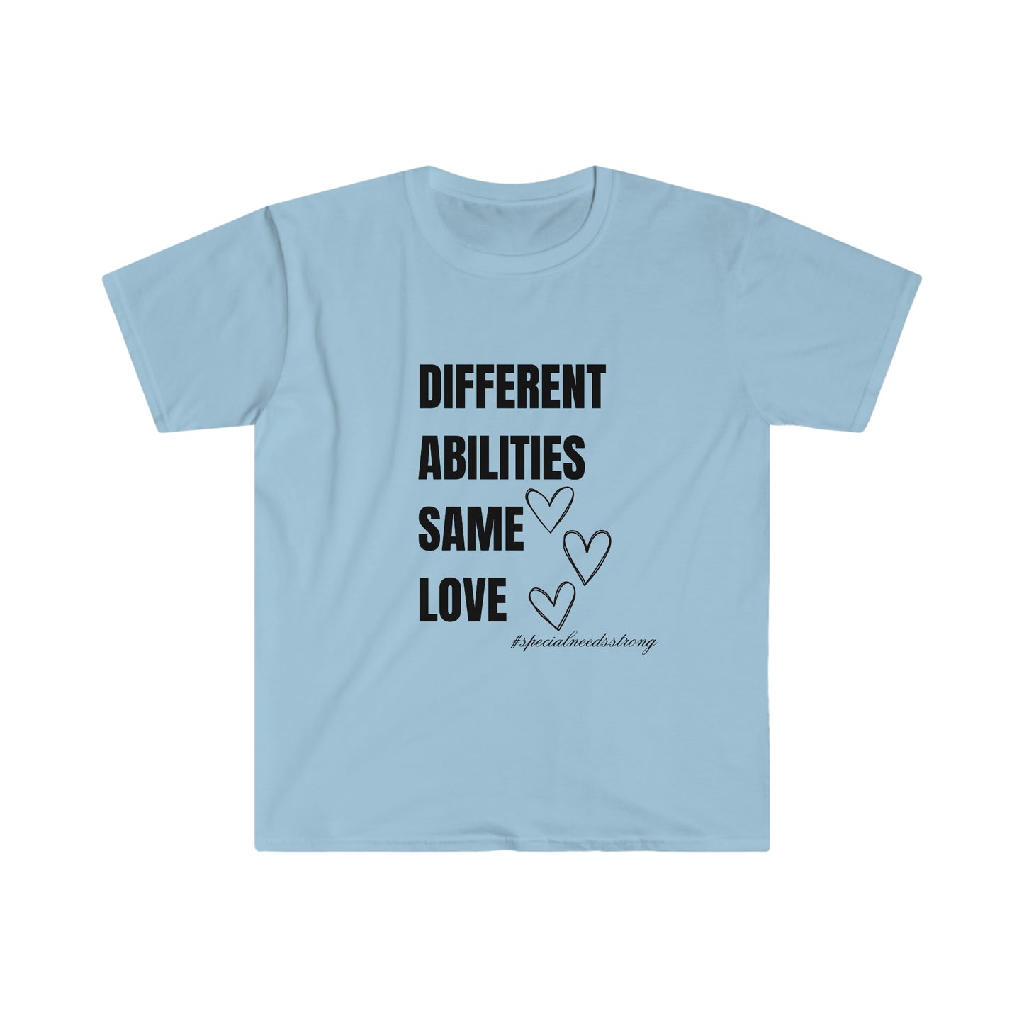 Different Abilities Unisex Soft Style T-Shirt